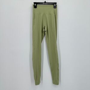 Alphalete Leggings Women XS Green‎ Gym Yoga Athletic Pilates Activewear Crossfit